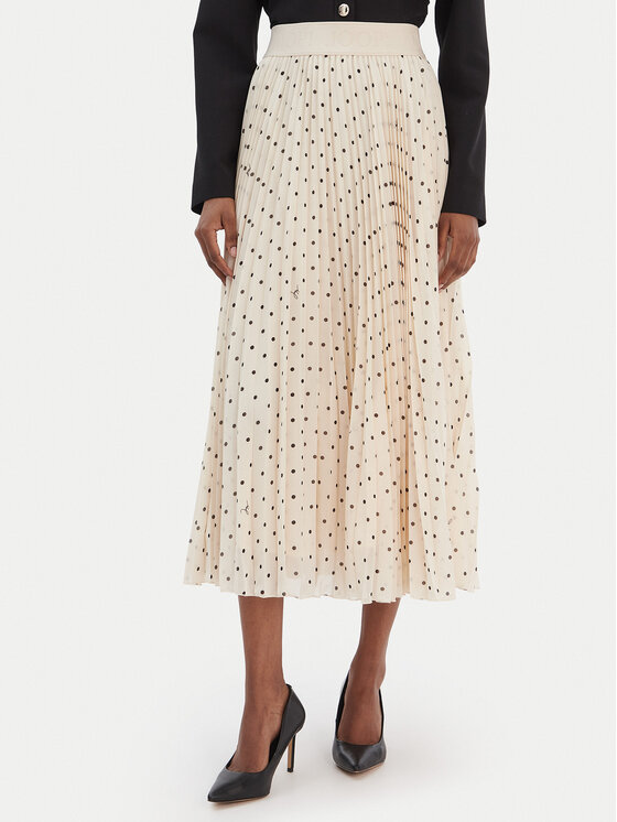 JOOP! Plisuotas sijonas · Smėlio · Midi