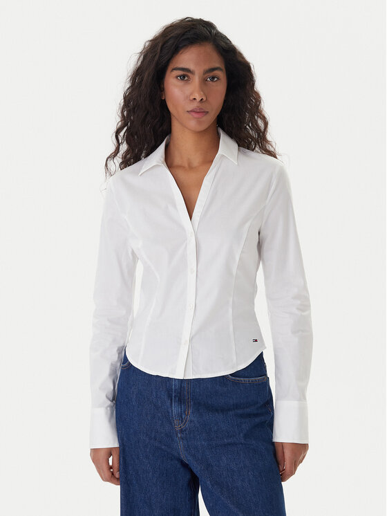 Tommy Jeans Marškiniai · Balta