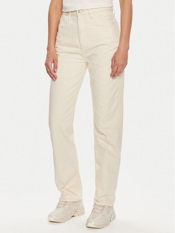 Calvin Klein Jeans Džinsai · Écru · Regular Fit