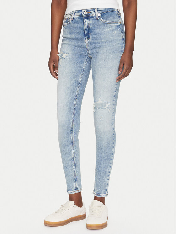 Tommy Jeans Džinsai · Mėlyna · Skinny Fit