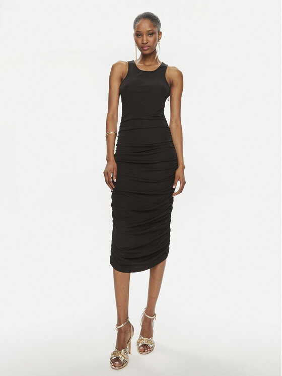 TWINSET Kokteilinė suknelė · Juoda · Midi