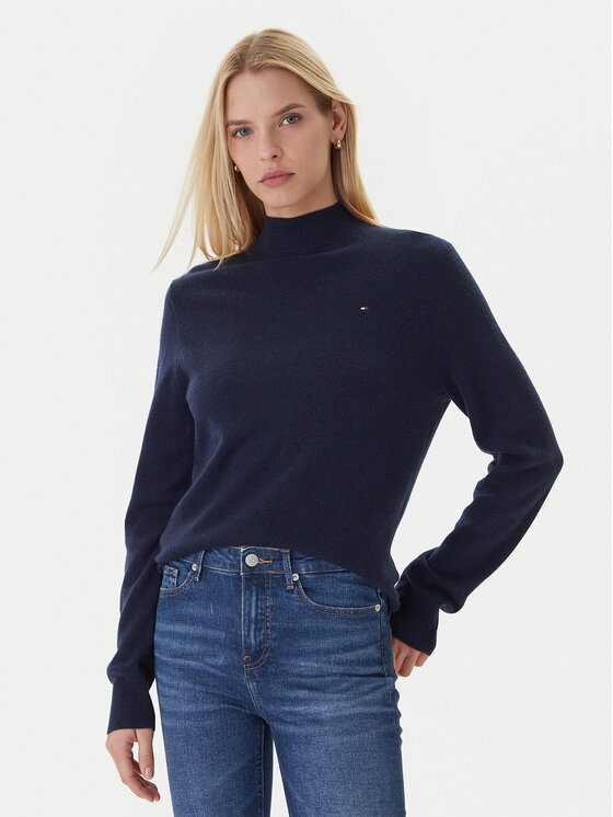 Tommy Hilfiger Megztinis · Tamsiai mėlyna · Regular Fit