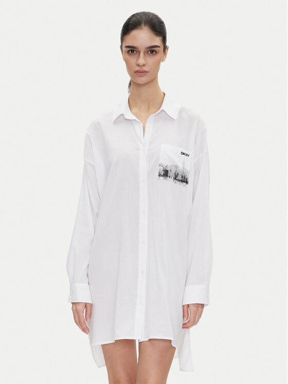 DKNY Naktiniai marškiniai · Balta