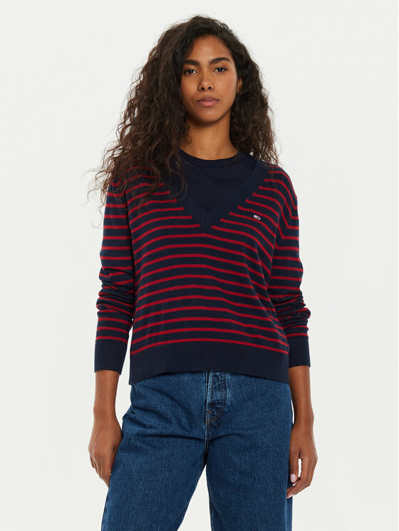 Tommy Jeans Megztinis · Spalvota · Regular Fit