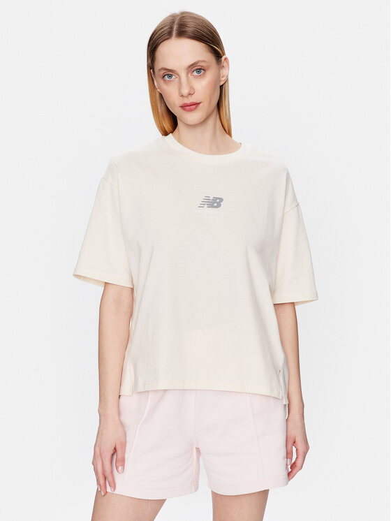 New Balance Marškinėliai · Smėlio