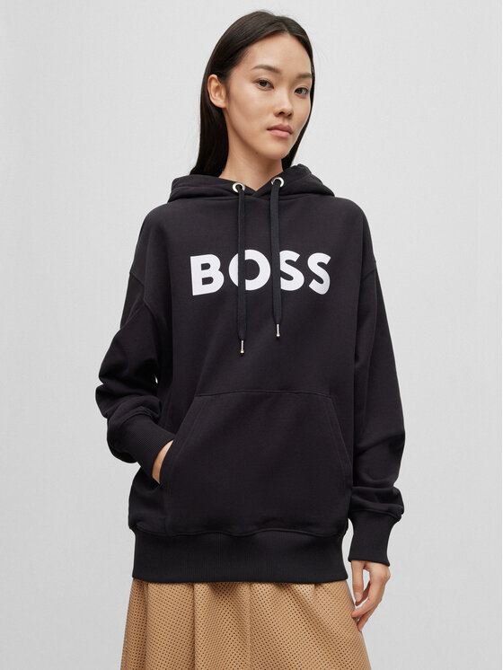 BOSS Džemperis · Juoda · Regular Fit