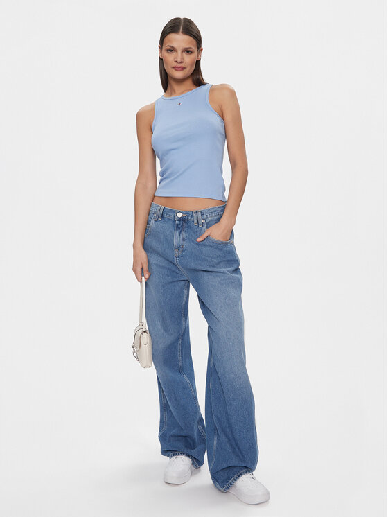Tommy Jeans Marškinėliai · Mėlyna