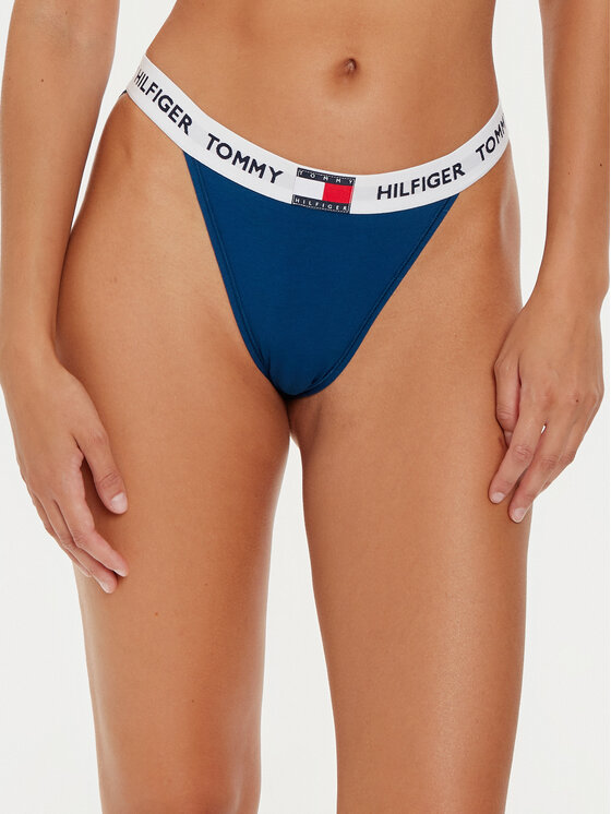 Tommy Hilfiger Klasikinės kelnaitės · Mėlyna