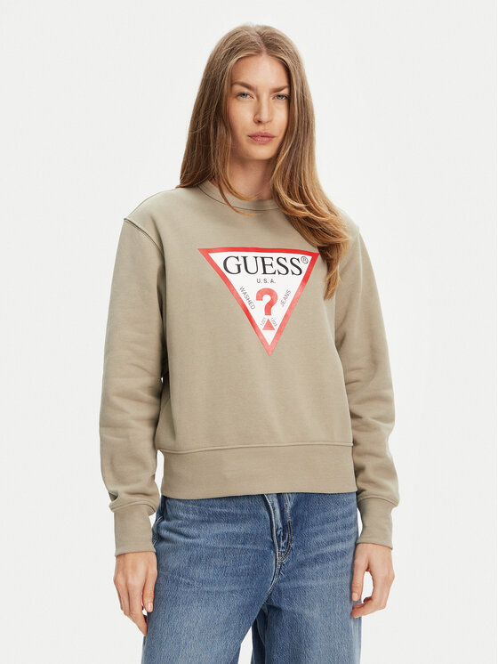 Guess Džemperis · Chaki · Regular Fit
