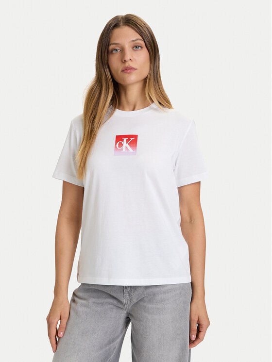 Calvin Klein Jeans Marškinėliai · Balta