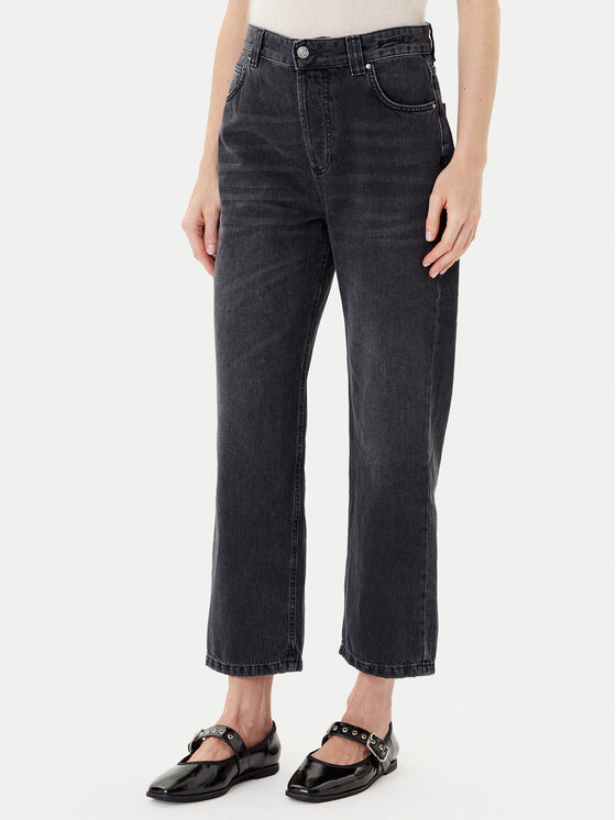 Marella Džinsai · Juoda · Relaxed Fit