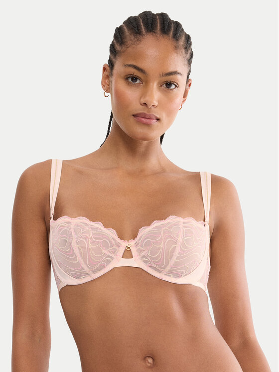Triumph Pusiau dengta (balcony bra) liemenėlė · Smėlio