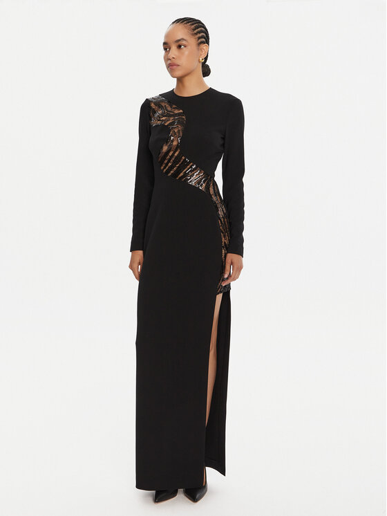 Just Cavalli Vakarinė suknelė · Juoda · Maksi