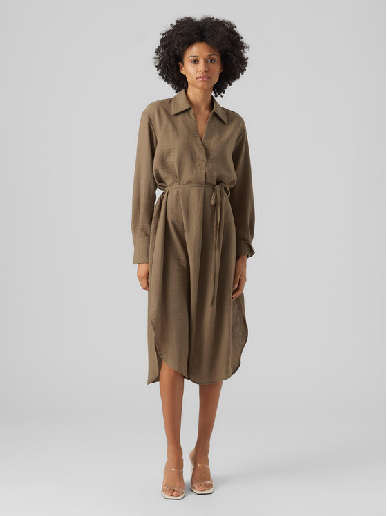 Vero Moda Kasdieninė suknelė · Žalia · Midi