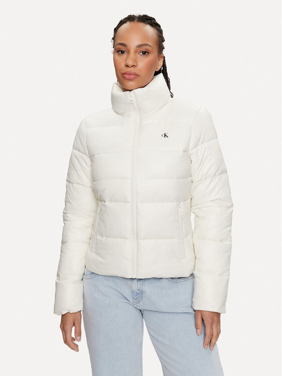 Calvin Klein Jeans Demisezoninė striukė · Écru