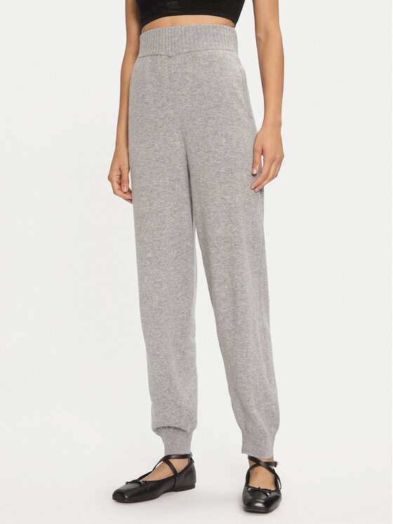PINKO Medžiaginės kelnės · Pilka · Regular Fit