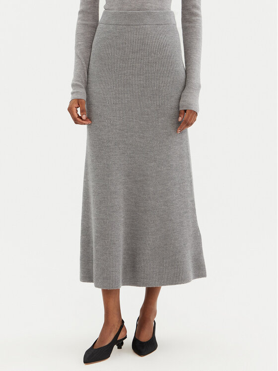 Kodas 20MAY Max Mara Leisure Midi sijonas · Pilka · Midi