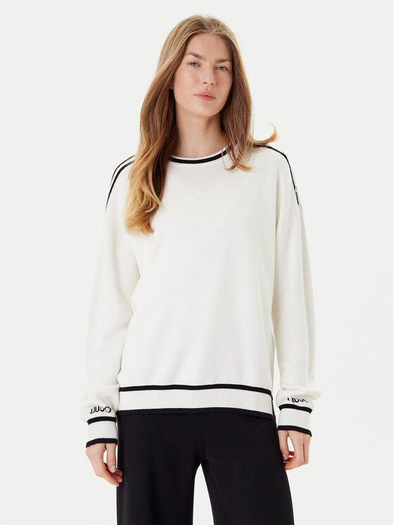 Liu Jo Megztinis · Écru · Regular Fit