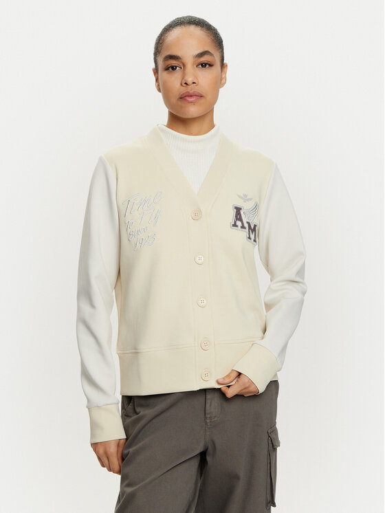 Aeronautica Militare Džemperis · Smėlio · Regular Fit