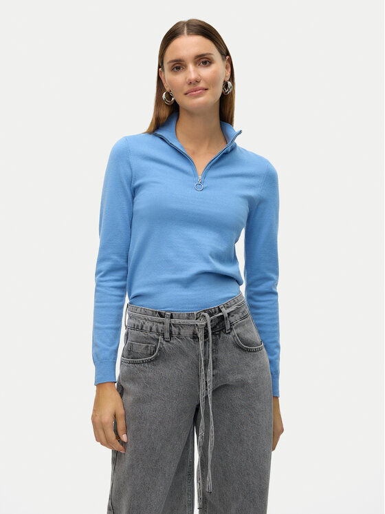 Vero Moda Megztinis · Mėlyna · Slim Fit