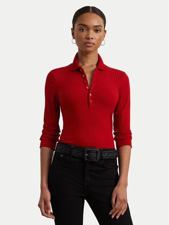 LAUREN RALPH LAUREN Megztinis · Raudona · Slim Fit