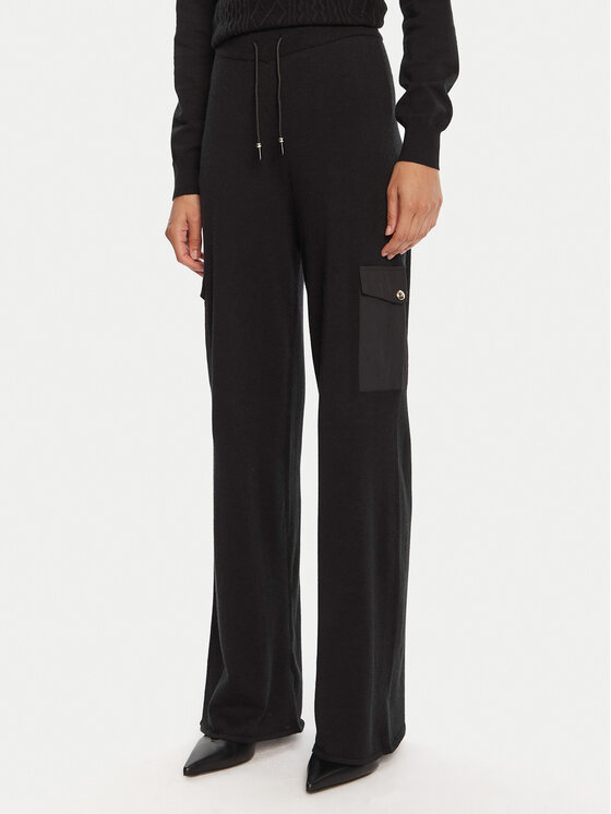 Liu Jo Sport Megztos kelnės · Juoda · Regular Fit