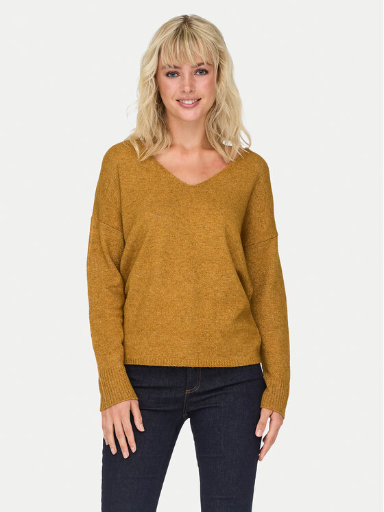 ONLY Megztinis · Oranžinė · Regular Fit