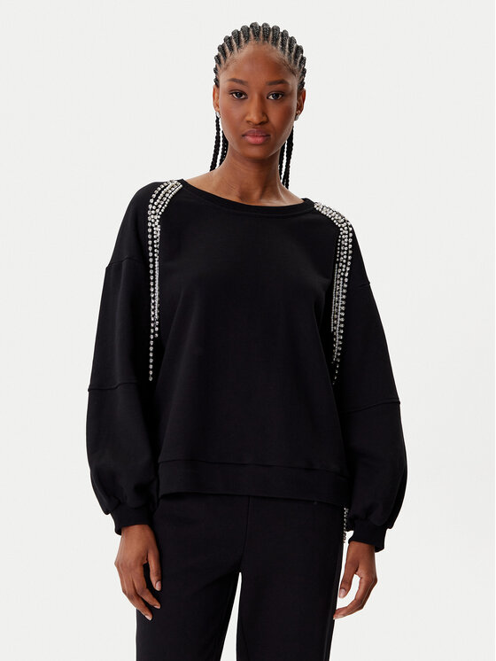 TWINSET Džemperis · Juoda · Regular Fit