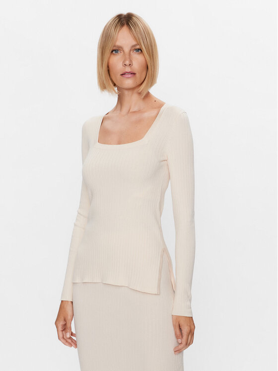 Max Mara Leisure Megztinis · Écru · Slim Fit