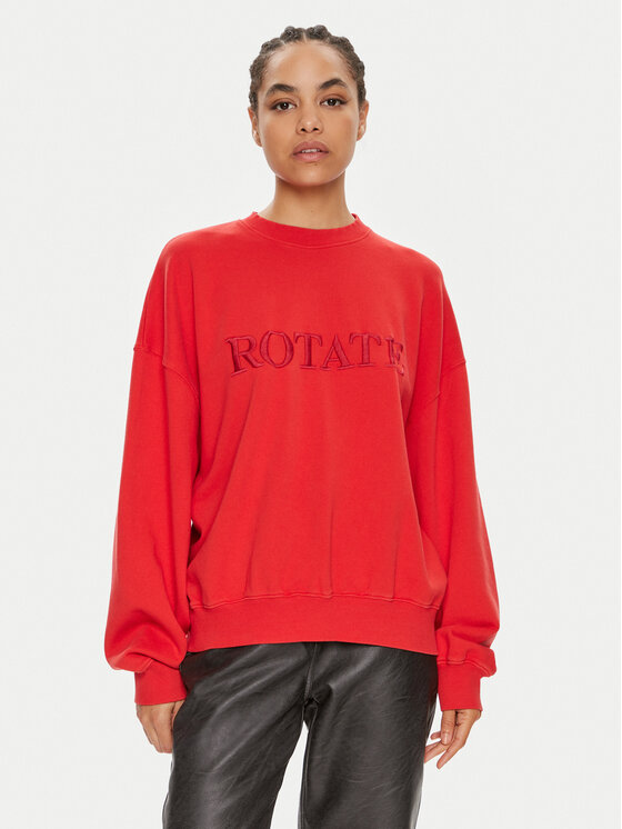 ROTATE Džemperis · Raudona · Relaxed Fit