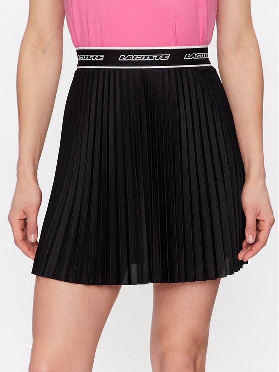 Lacoste Plisuotas sijonas · Juoda · Mini