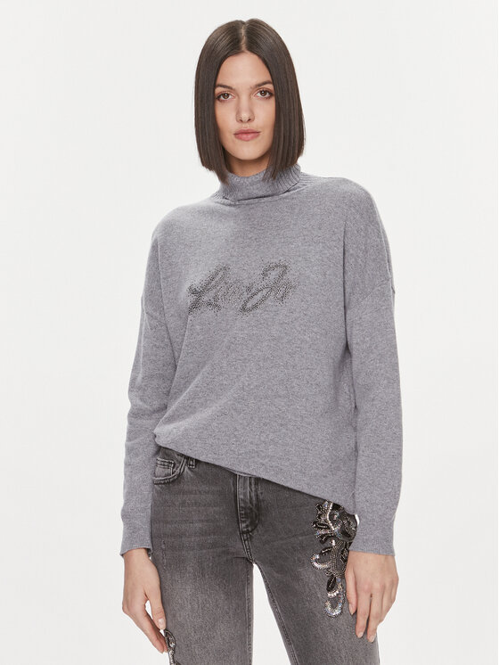 Liu Jo Golfas · Pilka · Regular Fit