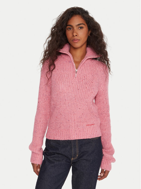 Tommy Jeans Megztinis · Rožinė · Relaxed Fit