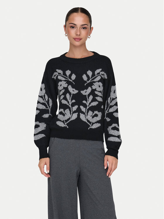 JDY Megztinis · Juoda · Regular Fit