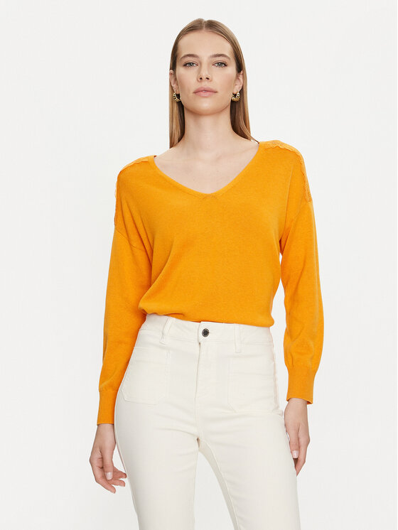 Morgan Megztinis · Oranžinė · Regular Fit