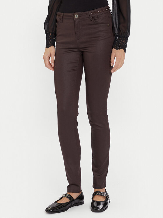 Morgan Džinsai · Ruda · Slim Fit