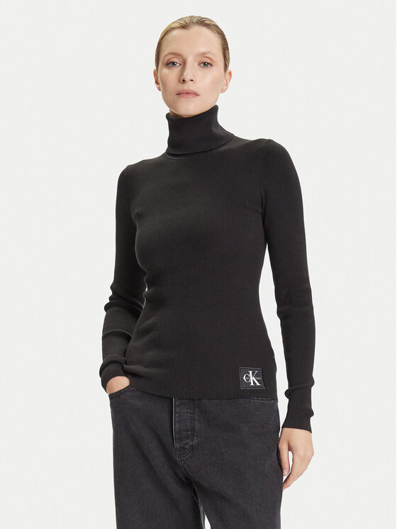 Calvin Klein Jeans Golfas · Juoda · Regular Fit