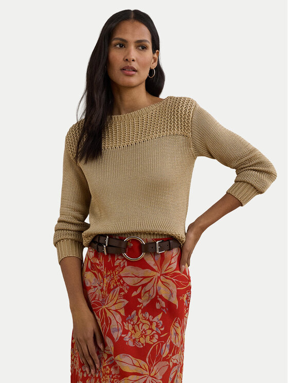 Kodas 20MAY LAUREN RALPH LAUREN Megztinis · Smėlio · Relaxed Fit