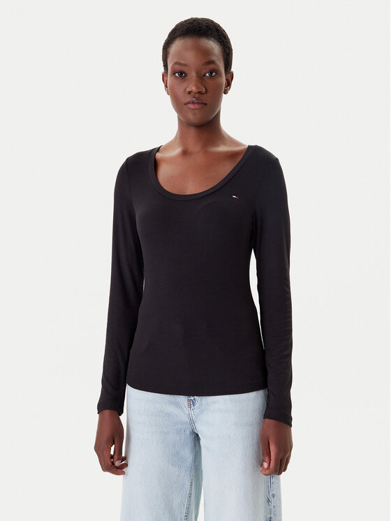 Tommy Jeans Palaidinė · Juoda