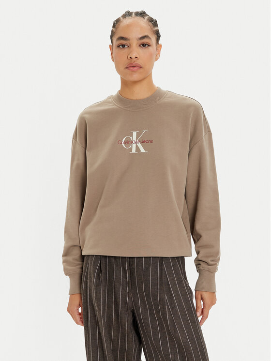 Calvin Klein Jeans Džemperis · Smėlio · Regular Fit