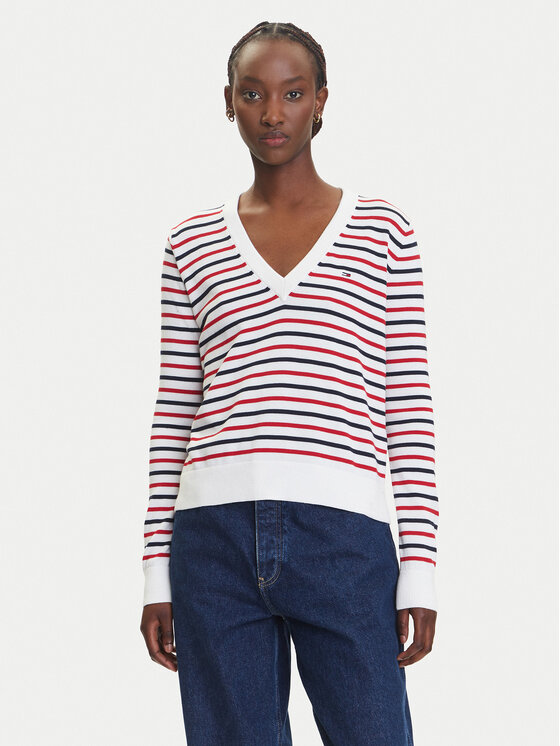 Tommy Jeans Megztinis · Spalvota · Regular Fit