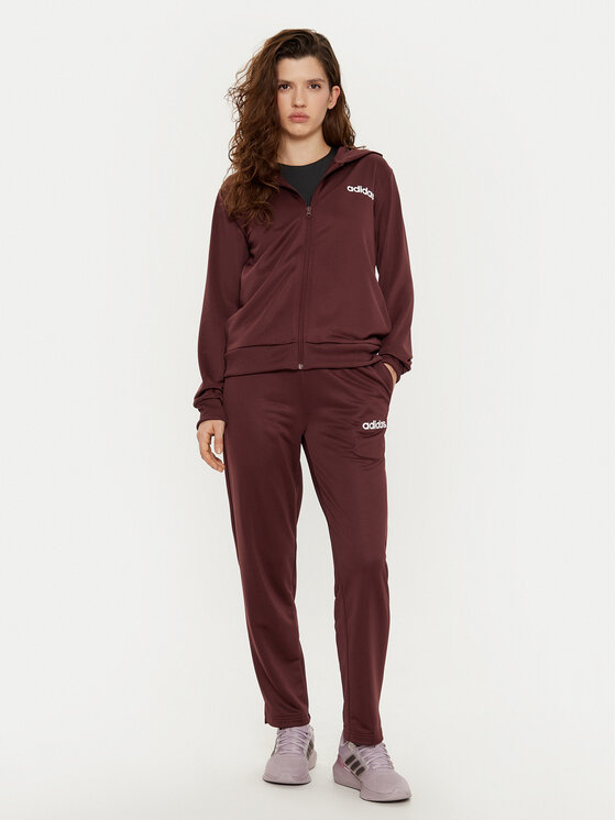 adidas Sportinis kostiumas Essentials Linear JD2698 Vyšninė Slim Fit