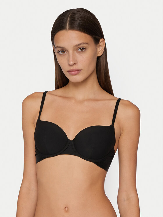 Tommy Hilfiger Liemenėlė su lankeliais · Juoda