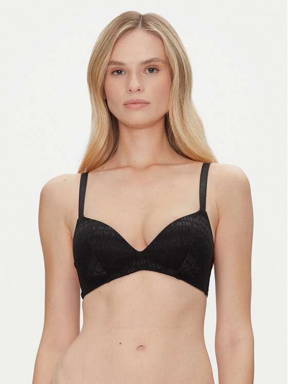 Kodas 20MAY Emporio Armani Underwear Besiūlė liemenėlė · Juoda