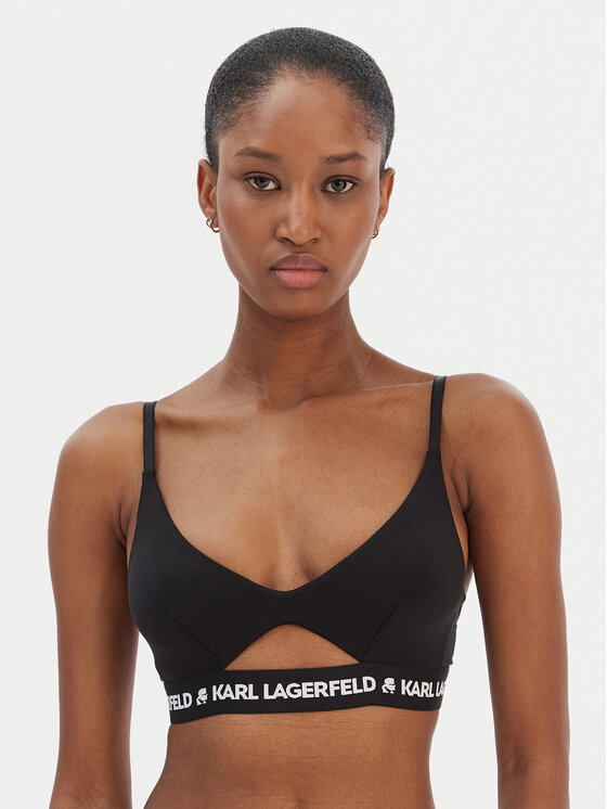 KARL LAGERFELD Braletė liemenėlė · Juoda