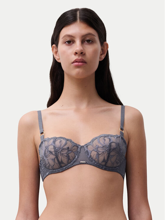 Chantelle Pusiau dengta (balcony bra) liemenėlė · Pilka