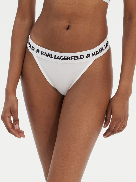 KARL LAGERFELD Braziliškos kelnaitės · Balta