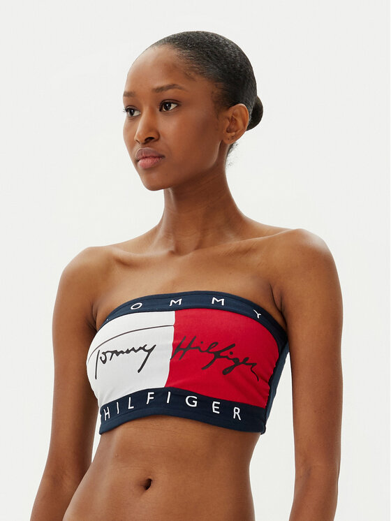 Tommy Hilfiger Besiūlė liemenėlė · Tamsiai mėlyna