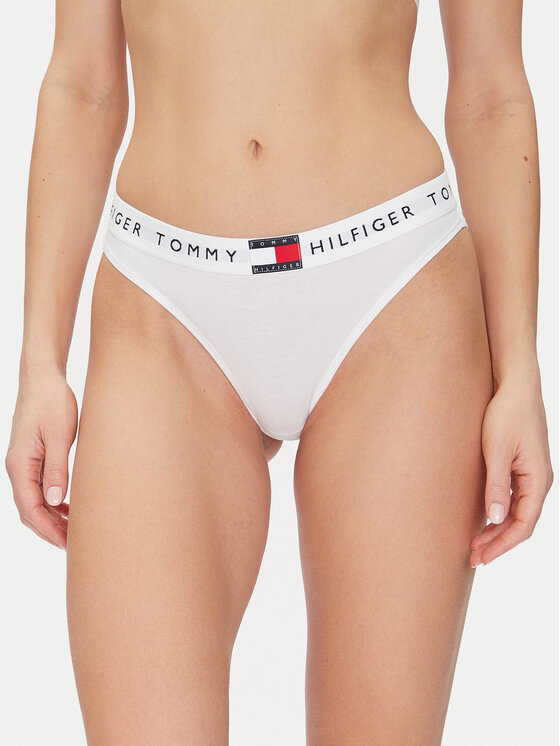Tommy Hilfiger Klasikinės kelnaitės · Balta