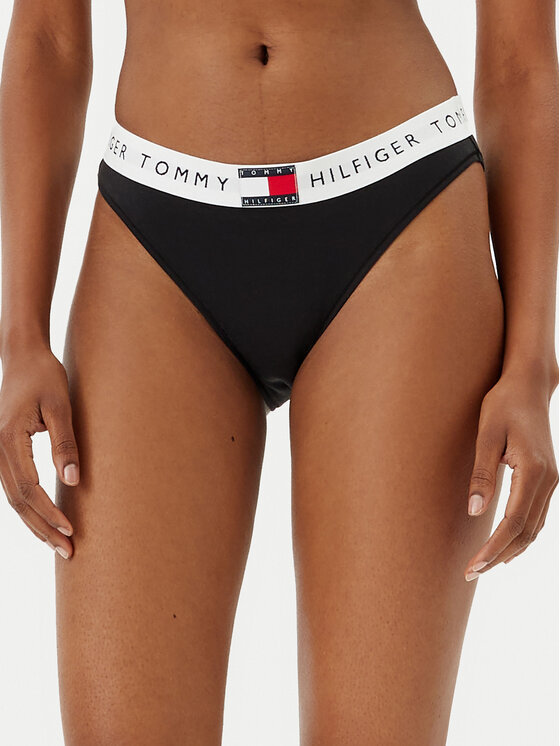 Tommy Hilfiger Klasikinės kelnaitės · Juoda